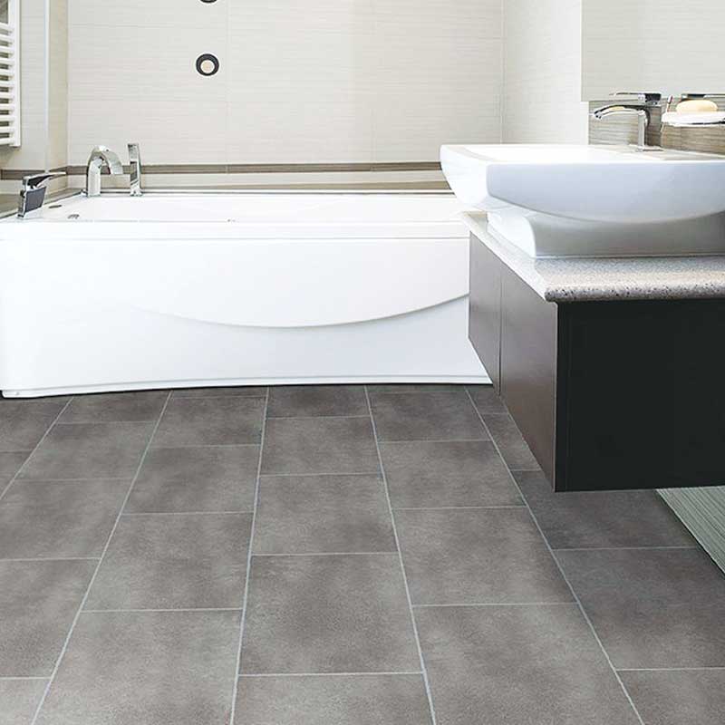 tiled bathroom by master flooring
